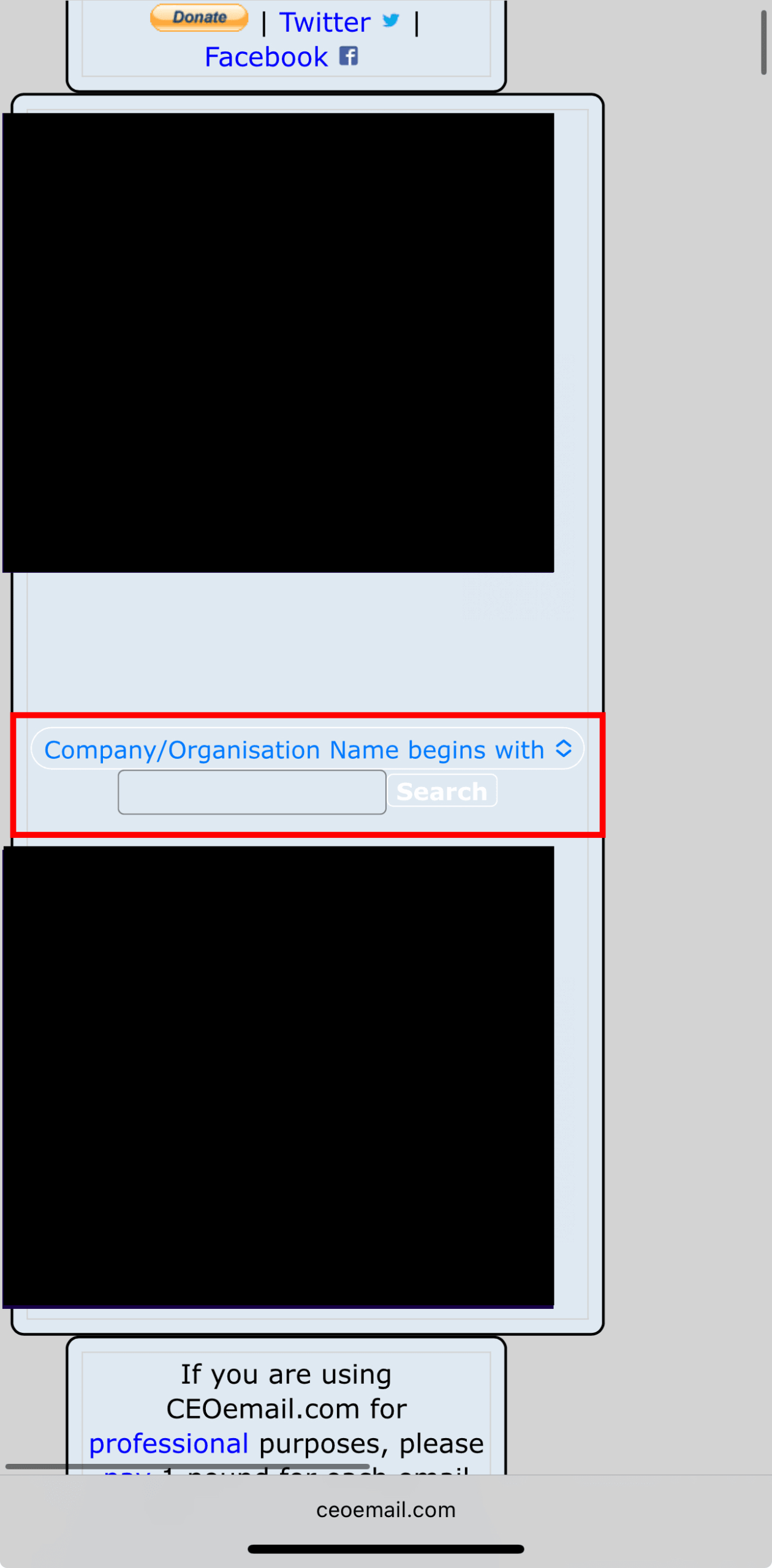 CEO Email Address Locating Search Function for CIFAS Marker Removal Complaint Submission To Executive Complaints Team